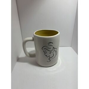 Rae Dunn DISNEY PRINCESS Beauty & the Beast  Double Sided Mug -- Beauty -- Belle